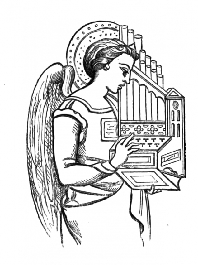 Organ Musical Instrument Illustration Classroom Clip Art