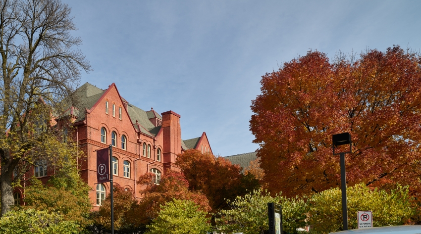 Original Building At Macalester College In St Paul Classroom Clip Art   Stock Photo Original Building At Macalester College In St Paul 53227 