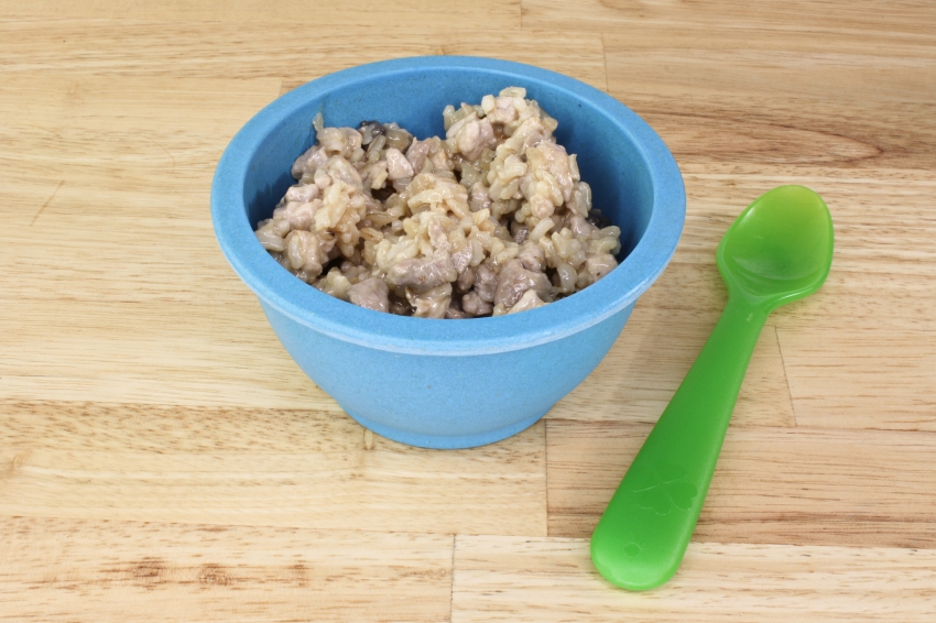 Pork Tenderloin with Rice and Gravy Classroom Clip Art