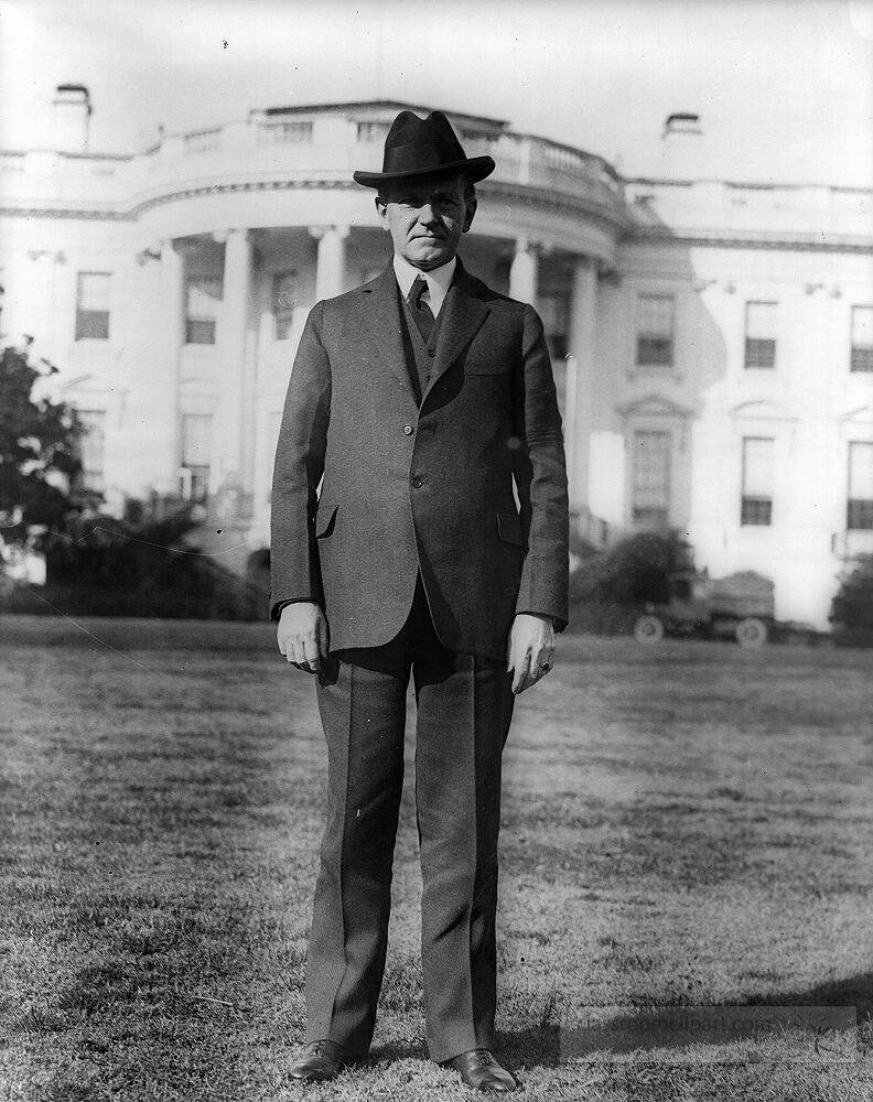 President Calvin Coolidge - Classroom Clipart