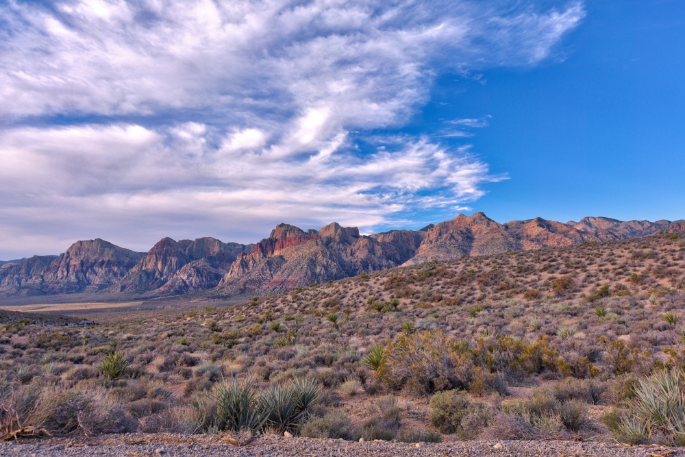 Scenery Photos-sunrise at red rock canyon mojave desert nevada