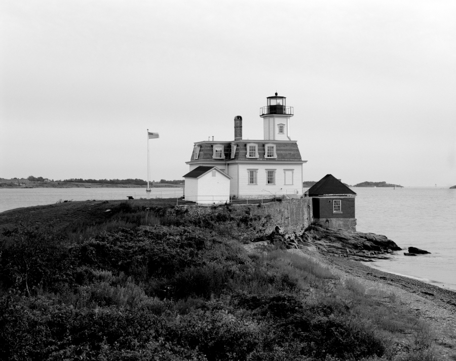 Rose Island Lighthouse Newport Rhode Island - Classroom Clip Art