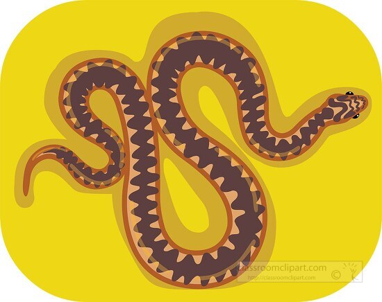 Adder venomous Snake Reptile Animal Clipart - Classroom Clip Art