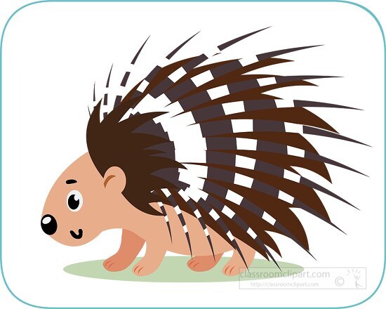 porcupine animal clipart - Classroom Clipart