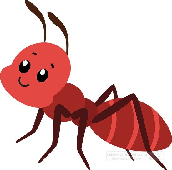 cute cartoon Ant Clipart - Classroom Clip Art