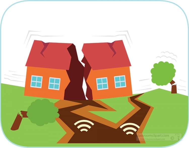 Earthquake Extreme Weather Clipart Classroom Clip Art