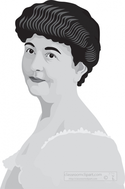 ellen axson wilson first lady of the united states gray color cl ...