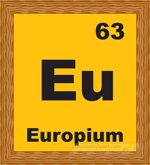 europium periodic chart clipart - Classroom Clip Art