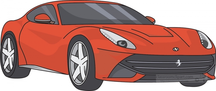 ferrari f12 berlinetta clipart - Classroom Clip Art