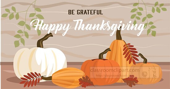 be thankful wreath happy thanksgiving clipart - Classroom Clip Art