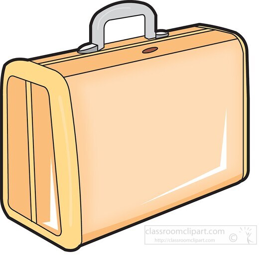 Business man with carry on suitcase clipart Classroom Clip Art