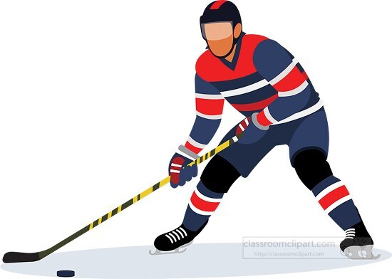 Winter Sports Clipart-ice hockey winter sports clipart