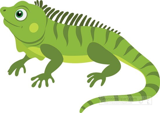 Iguana Reptile Animal Clipart - Classroom Clip Art