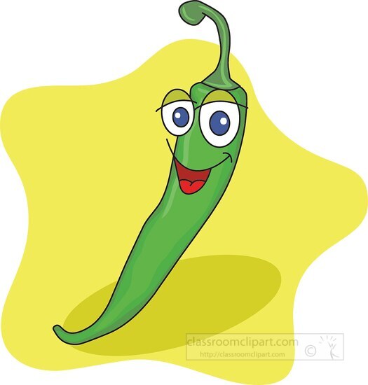 jalapeno pepper cartoon character - Classroom Clip Art