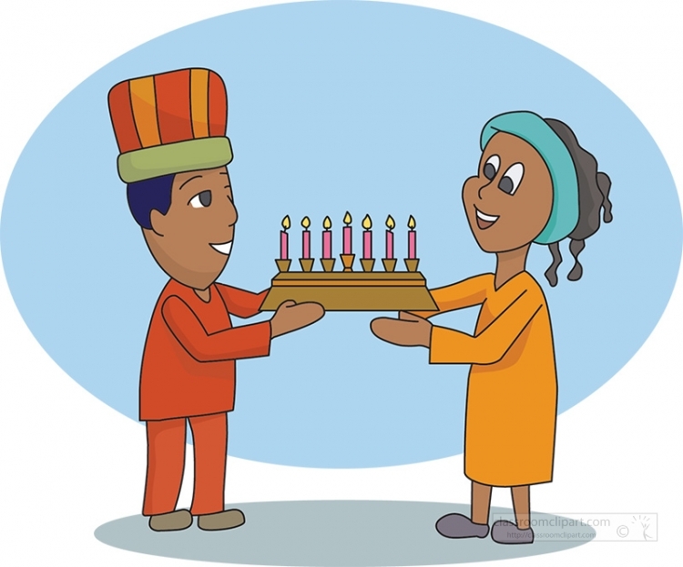 kwanzaa celebration candles clipart Classroom Clip Art