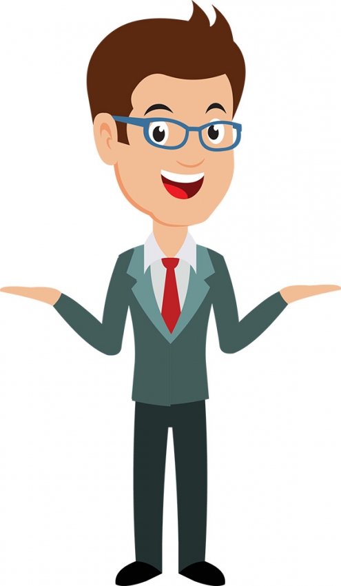 Free man holding his hands out clipart - Classroom Clipart
