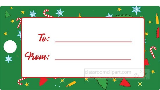 merry christmas gift tags clipart - Classroom Clip Art