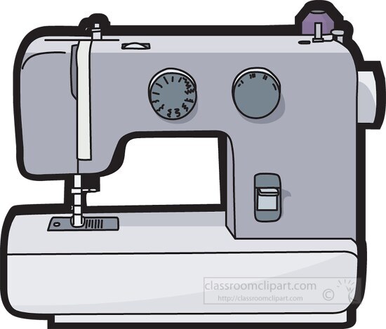 sewing machine 717R4 - Classroom Clip Art