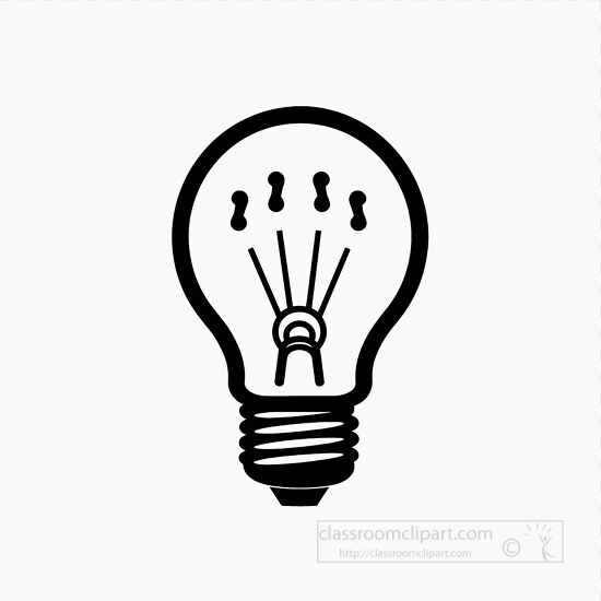 stylized illustration of a lightbulb