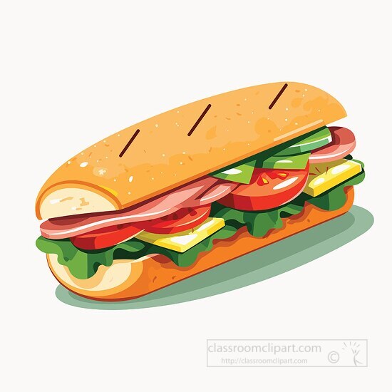 sub sandwich clip art