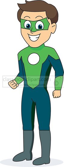 super hero green mask 1028