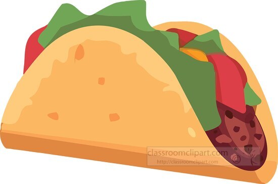 taco with a lot of toppings