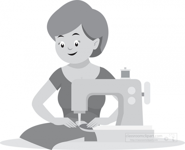 tailor gray color clipart