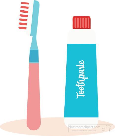 toothbrush and toothpaste set for dental care