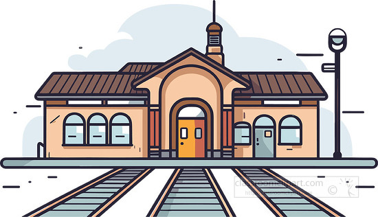 train station simple icon