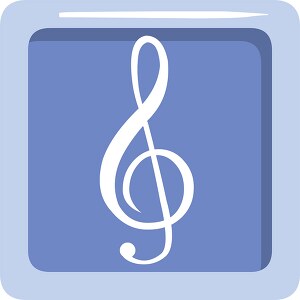 treble clef icon