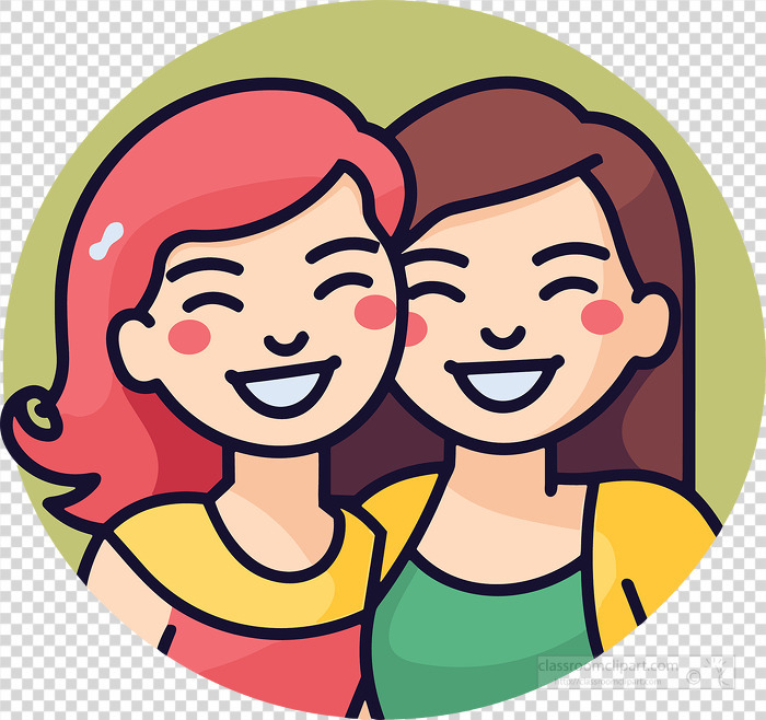 tw girl friends icon transparent clip art