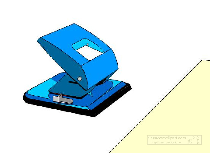 Business Animated Clipart-two hole puncher