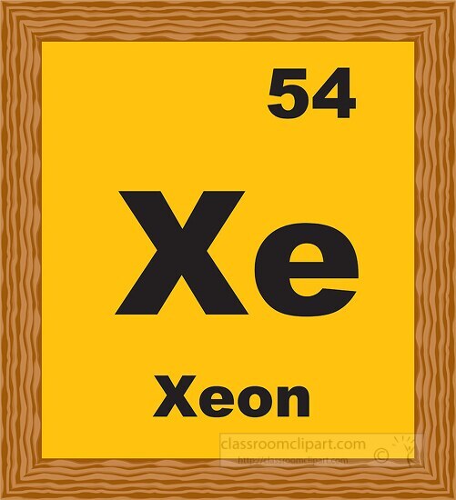 xeon periodic chart clipart