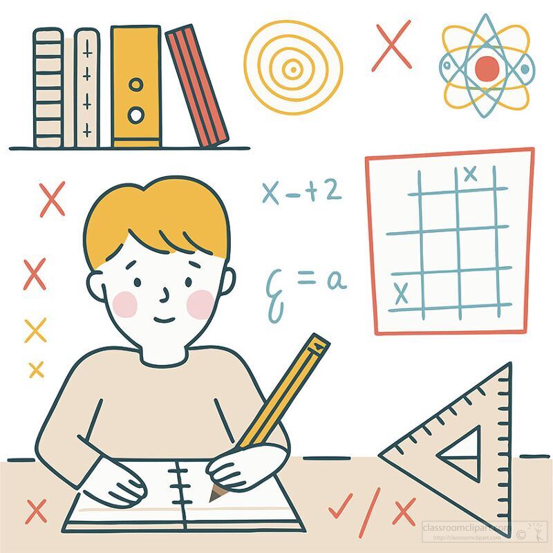 Young Student Explores Math and Science Concepts Joyfully