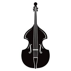  Stylish Double Bass Silhouette