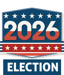 2026 Election Shield Badge