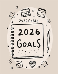 2026 Goals Notebook And Pen