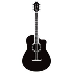 Acoustic Guitar Silhouette