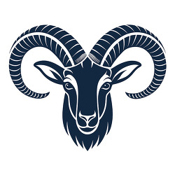 Aquarius Zodiac Ram Symbol