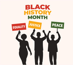 black history month protest equality justice peace