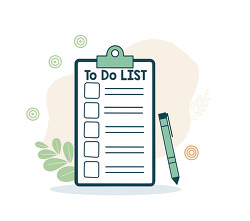 Blank To Do List Template Clipboard Illustration