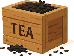 Boston Tea party Wooden tea crate