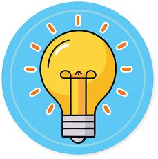 Bright Light Bulb Illustration