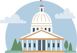capitol building illustration government clipart