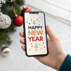 Celebrate the New Year With Festive Mobile Greetings