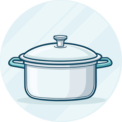cooking pot with handles