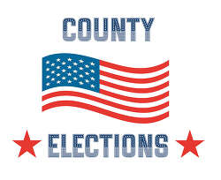 County Elections American Flag