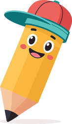 Cute Kawaii Pencil Cartoon