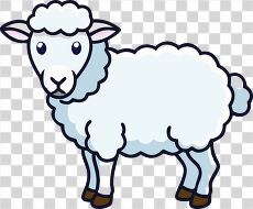 Cute Sheep Clipart Ideal for Educational Projects