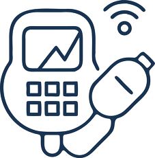 Diabetes Monitoring Device Icon